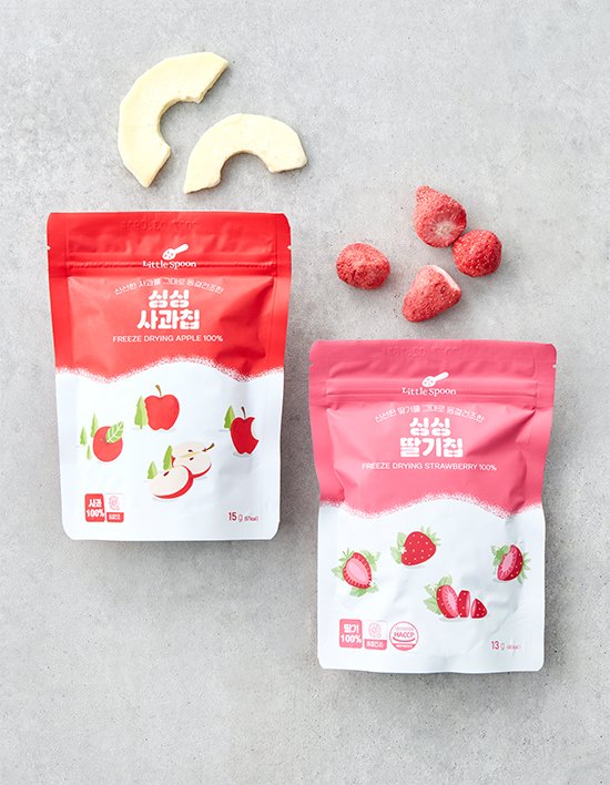 [리틀스푼]  싱싱과일칩 2종