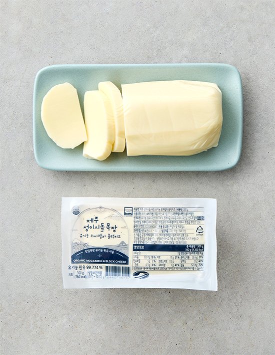 [제주 성이시돌목장] 유기농 모짜렐라 블록치즈 300g