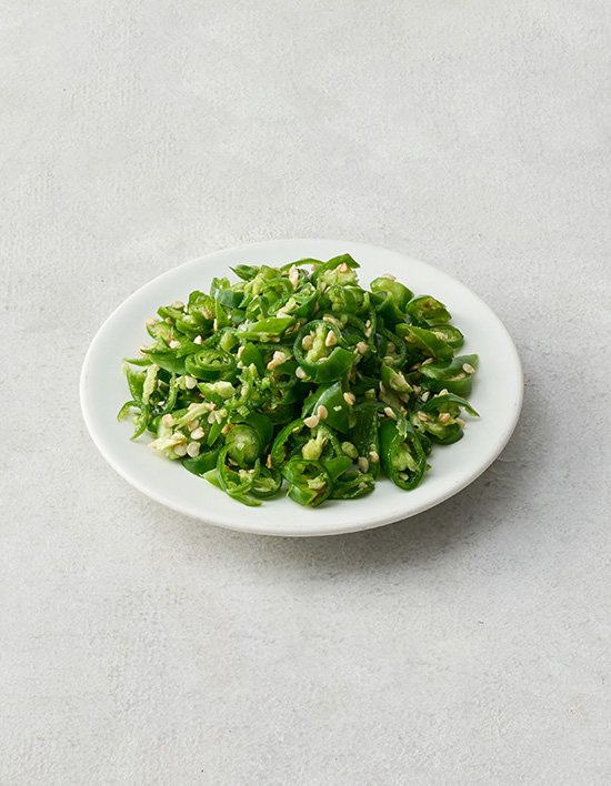 채 썬 청양고추50g