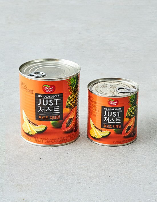 [동원] 저스트 노슈가 후르츠 칵테일 2종 (택1)