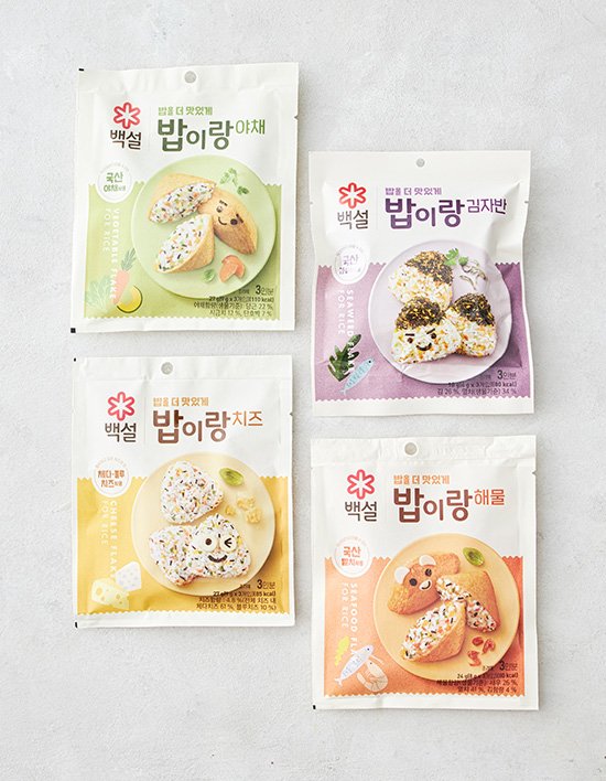 [백설] 밥이랑 후리가케 4종