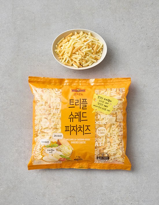 [코다노] 트리플 슈레드 피자치즈 1kg
