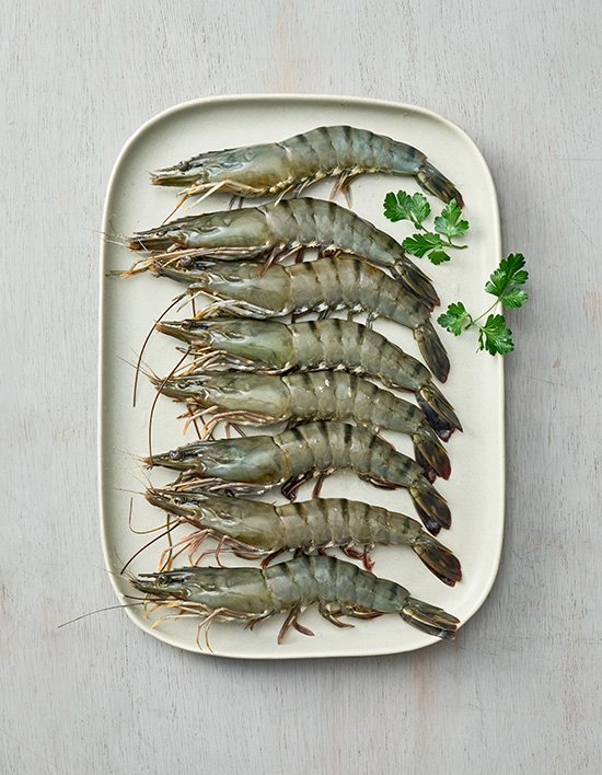 블랙타이거 새우 500g (특, 8미) (냉동)