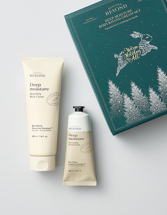 [비욘드] 딥모이스처 바디&핸드크림 2종 기획세트 (바디크림 220ml, 핸드크림 100ml)