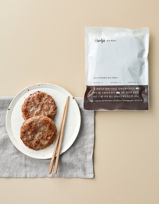 [Kurly's] 한돈 떡갈비 (120g*2입)