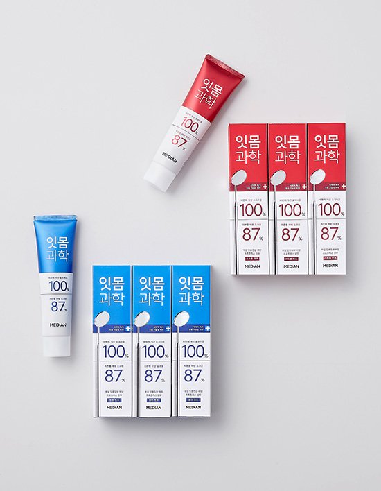 [메디안] 잇몸과학 치약 3입 2종 (택1)