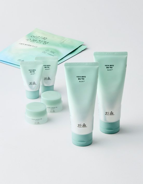 [한율] 어린쑥 클렌징 팩밤 100g 듀오 기획세트