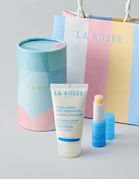 [라로제] 리페어 핸드&립 케어 기프트 세트 (핸드크림, 너리싱립밤, +쇼핑백 증정)