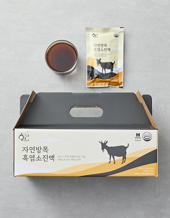 [황금이네] 자연방목 흑염소진액 엑기스 100mL 30포
