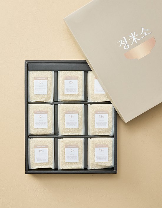 [선물세트] [정미소] 특별재배 14분도 진공미 9입 세트(25년 햅쌀)