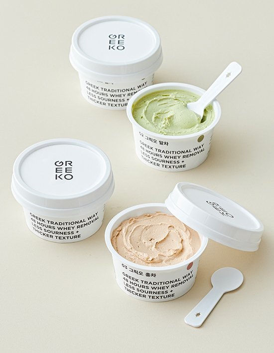 [그릭오] 말차&홍차 그릭요거트 2종 (택1)