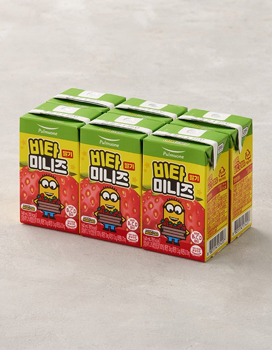 [풀무원] 비타미니즈 딸기 (140mL X 6개)