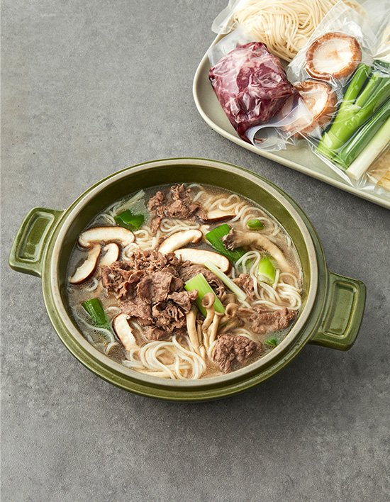 [수린] 1++ 한우국수전골 & 한우사골솥밥 2종 (택1)