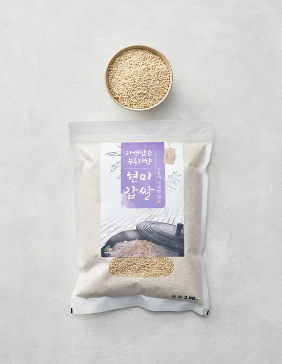 [자연담은] 누룽지향 고향 현미찹쌀 2kg