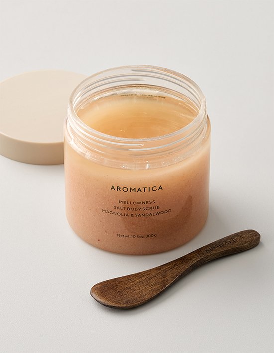 [아로마티카] 솔트 바디 스크럽 매그놀리아 & 샌달우드 300g