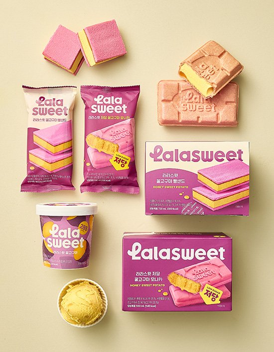 [라라스윗] 꿀고구마 아이스크림 2종(택1)