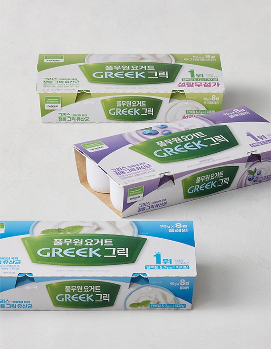 [풀무원다논] 그릭요거트 3종 (90gX8개입)