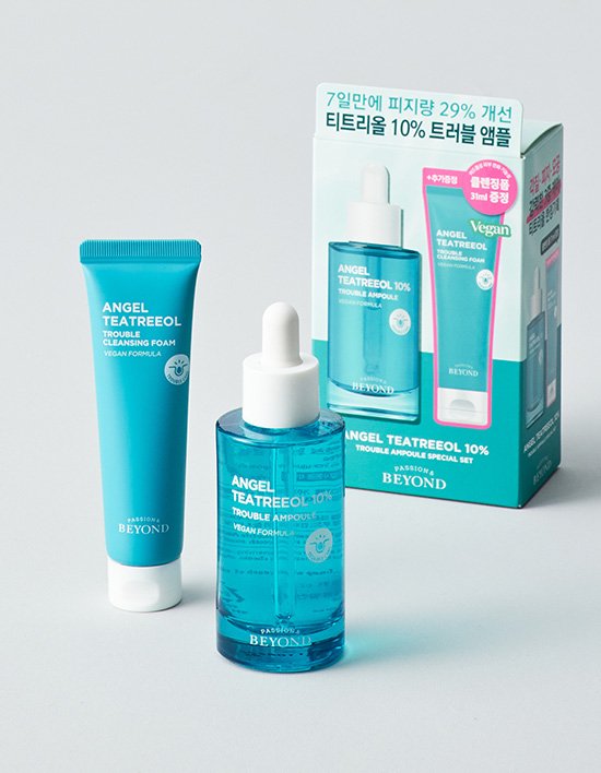 [비욘드] 엔젤 티트리올 앰플 기획 (앰플 50ml + 클렌징 31ml)