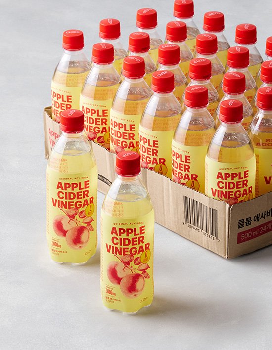 [클룹] 애사비 제로소다 오리지널 (500mL X 24개)