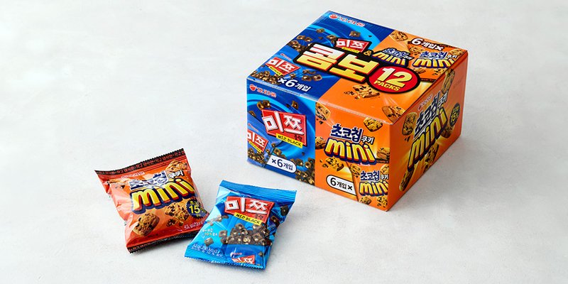 [오리온] 미쯔 & 초코칩미니 콤보 대용량 12팩 - 마켓컬리