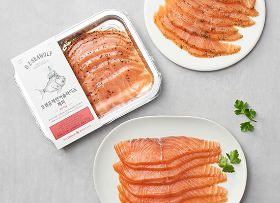 [Ozen] 훈제연어 슬라이스 180g 3종 (냉장) (택1)