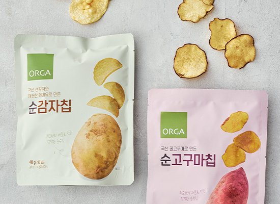 [올가] 순감자칩, 순고구마칩