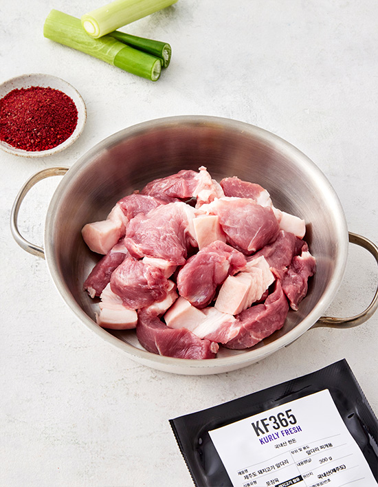 [KF365] 제주도 돼지고기 앞다리 찌개용 300g(냉장)