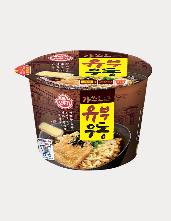 [오뚜기] 유부우동 큰컵 100G