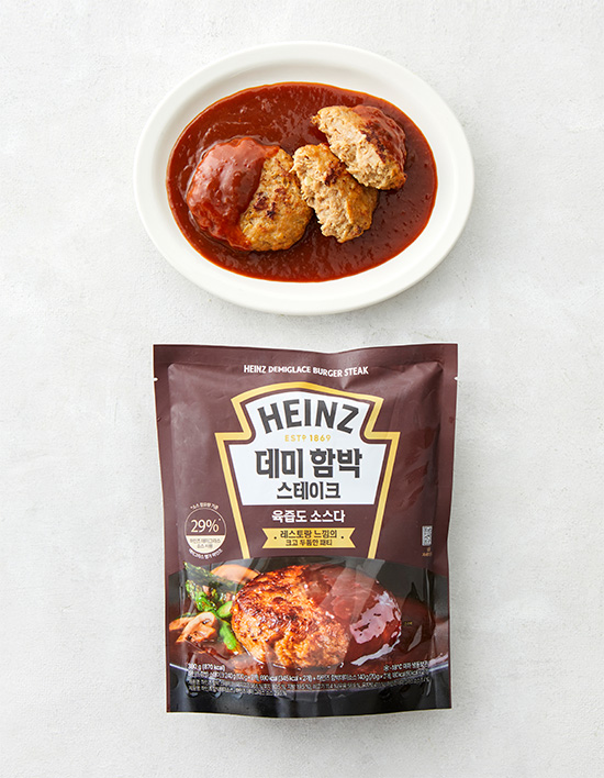 [하인즈] 데미 함박 스테이크 380g (냉동)