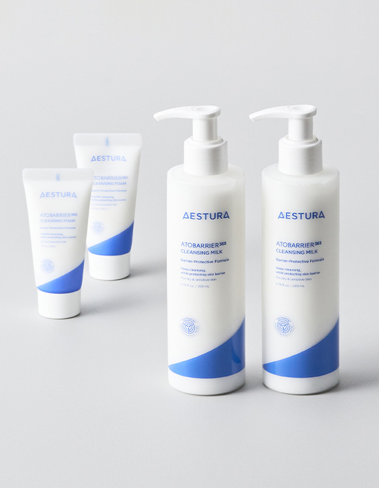 [에스트라] 아토베리어365클렌징밀크200ml*2(+클렌징폼30ml*2)