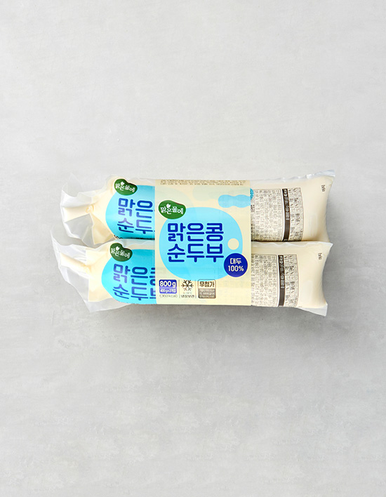 [맑은물에] 순두부 400g*2개입