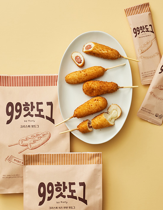 [99핫도그] 크리스피 핫도그 800g(80gX10개입) 2종 (택1)