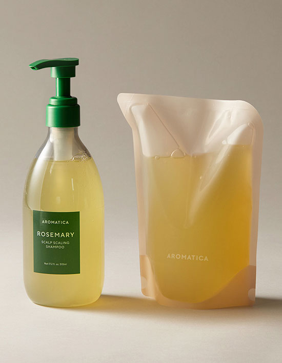 [아로마티카] 로즈마리 스칼프 스케일링 샴푸 510ML /리필 500ML 2종 (택1)