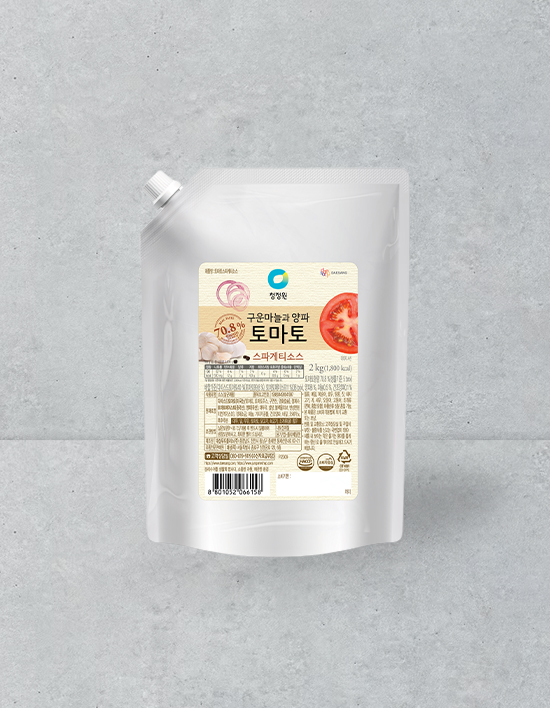 [청정원] 토마토 스파게티 소스 2kg (대용량) 