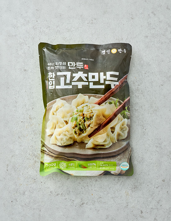 [명인만두] 한입 고추 만두 700g