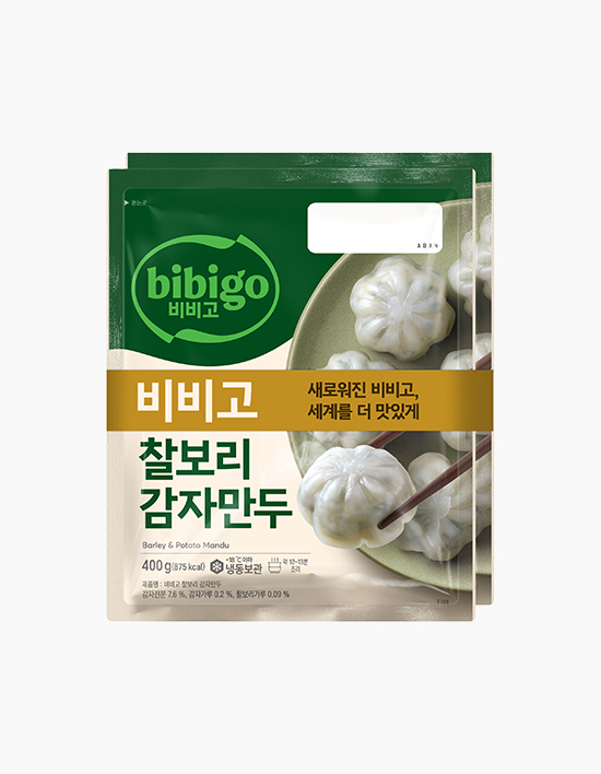 [비비고] 찰보리 감자만두 400gx2개입