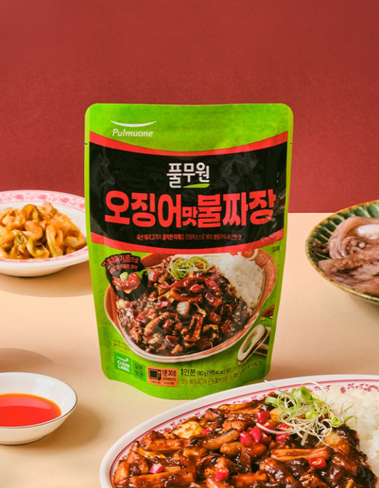 [풀무원]  오징어맛불짜장 덮밥소스 180g