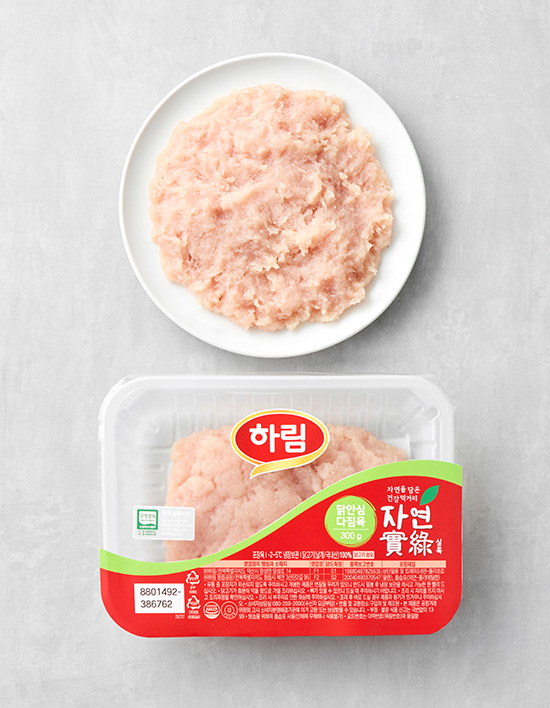 [자연실록] 무항생제 닭안심 다짐육 300g (냉장)