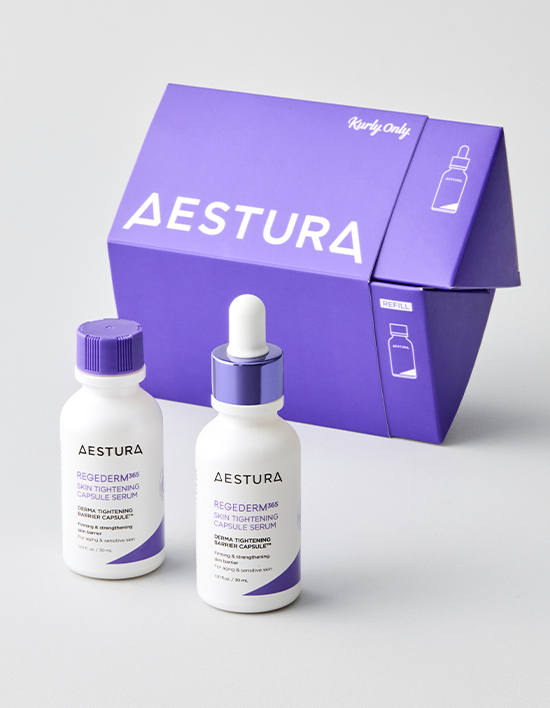 [에스트라] 1+1 단독 리제덤365 탄력속광 캡슐세럼 리필 기획세트 (본품 30ml + 리필 30ml)
