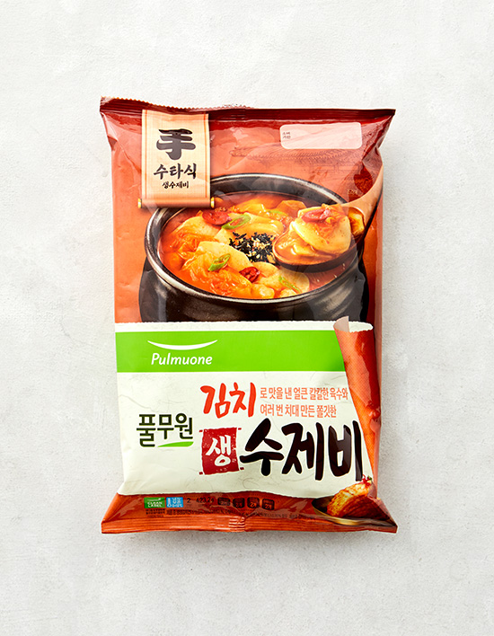 [풀무원] 김치 생 수제비 2인분