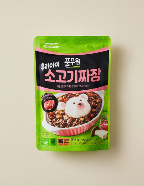 [풀무원]  우리아이소고기짜장 덮밥소스 180g