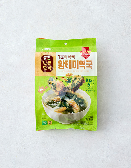 [풀무원] 반듯한식 1분즉석국 황태미역국_6g*5입