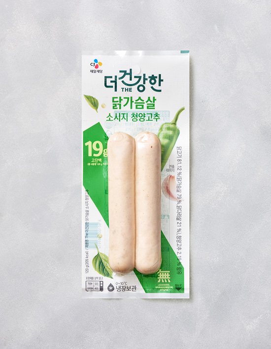 [더건강한] 닭가슴살 소시지 120g