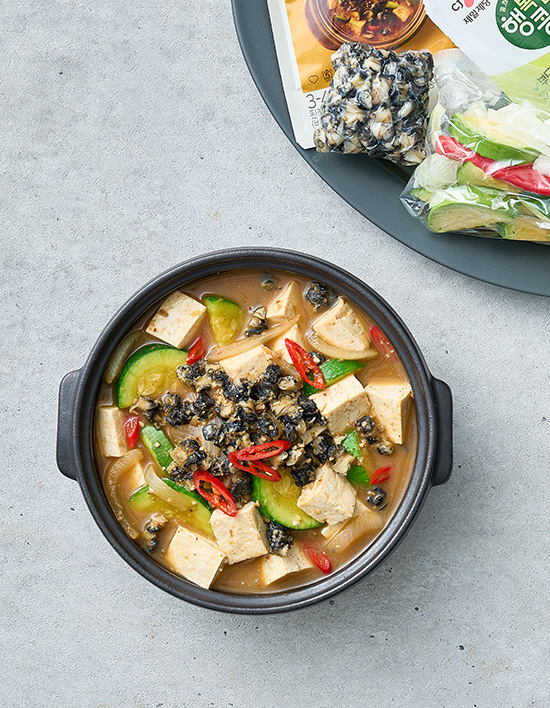 [백설다담] 옛맛 담은 우렁강된장찌개