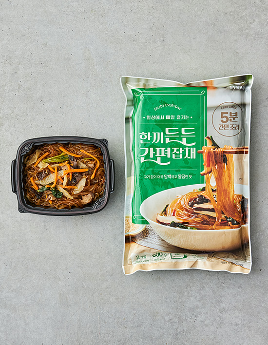 [한우물] 한끼 든든 간편 잡채 (2개입)
