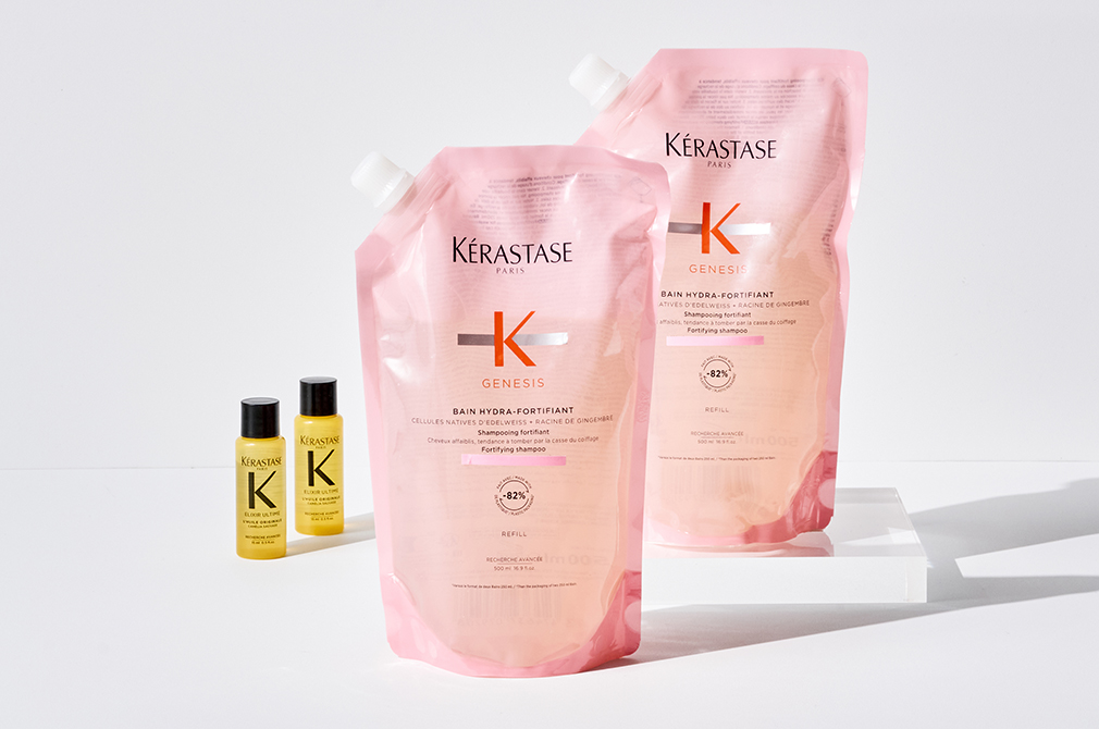 케라스타즈] 방 제네시스 새싹 샴푸 500ml 리필 듀오 세트 (얼릭서얼팀