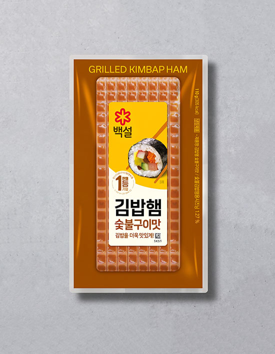[백설] 숯불구이맛 김밥햄 110g