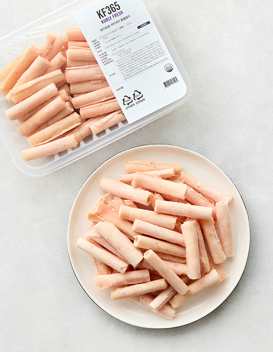 [KF365] 닭가슴살 샤브샤브 돌돌말이 400g (냉동)