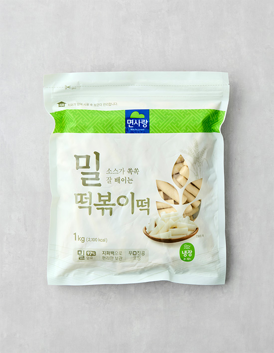 [면사랑] 밀 떡볶이떡 1kg (지퍼백)