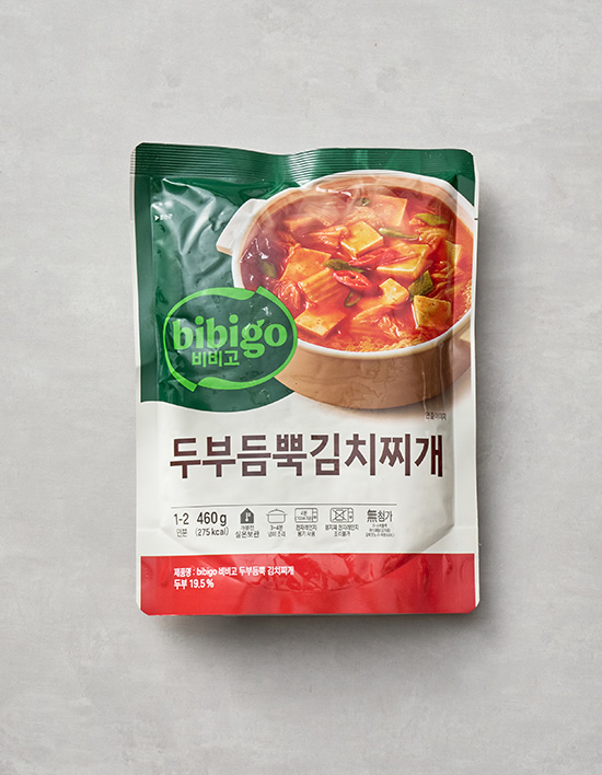 비비고] 두부듬뿍 김치찌개 460g - 마켓컬리